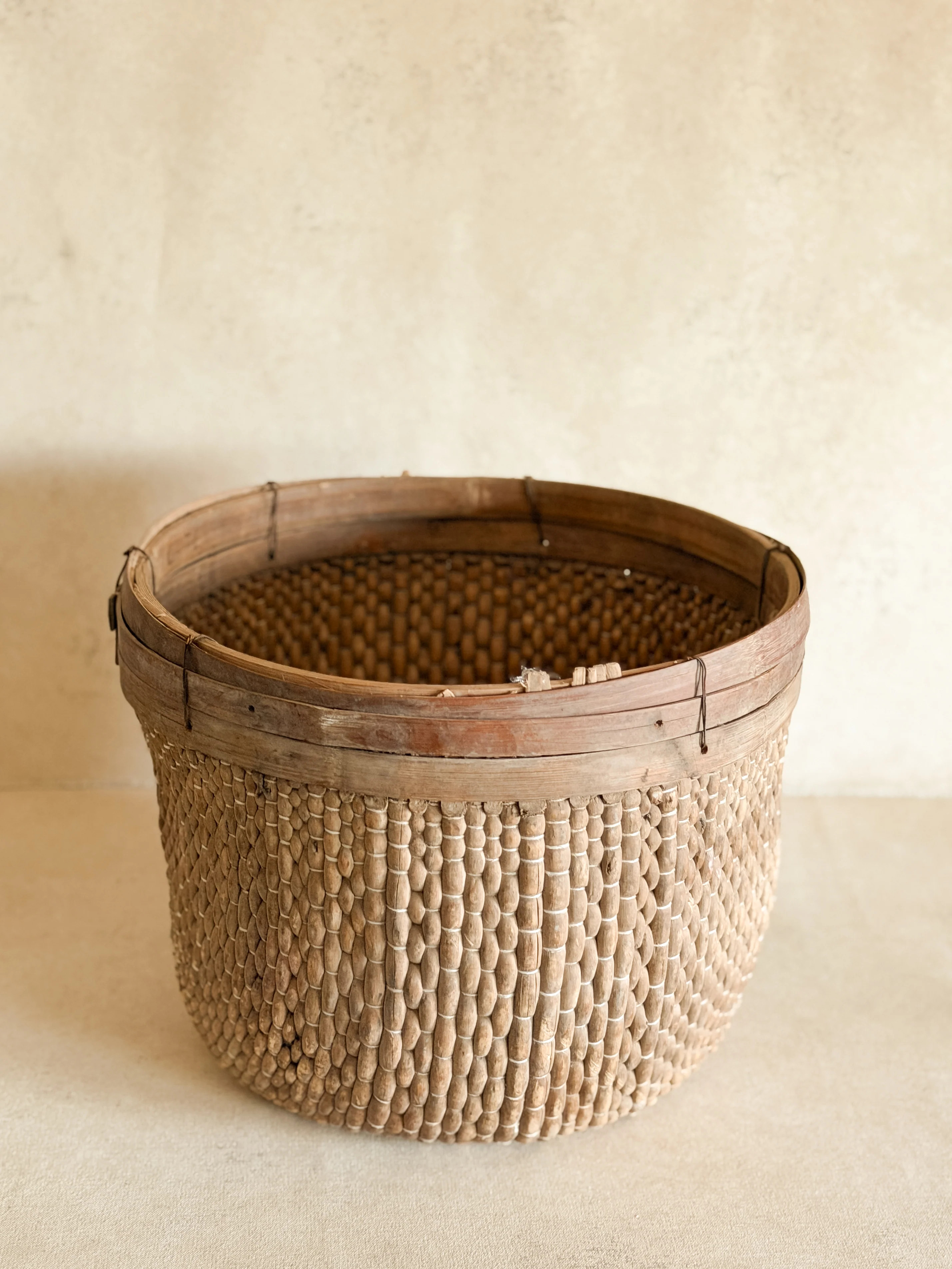 Antique Village Basket | Cottage and Key
