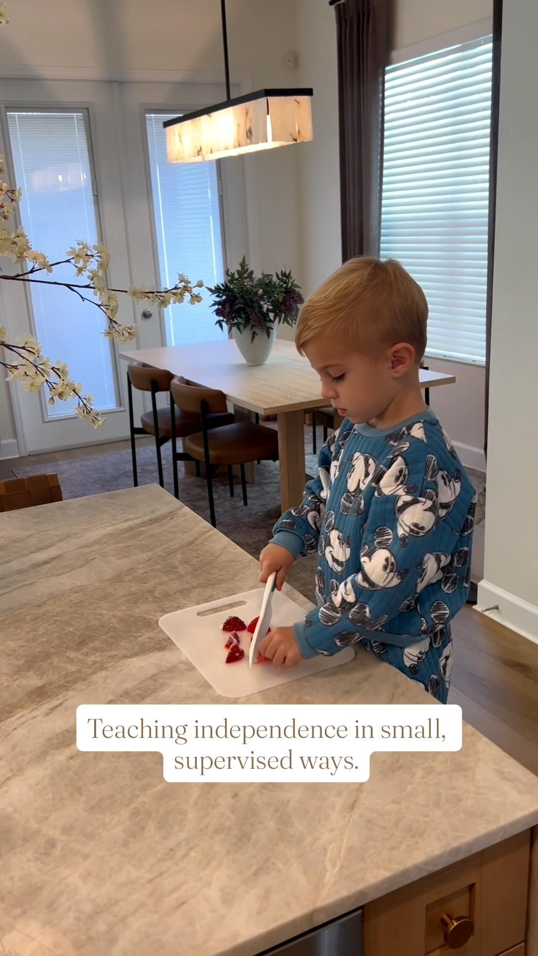 He loves being involved — always closely supervised. Teaching independence in small, intentional ways has been so fun to watch. #boymomlife #intentionalparenting #toddlerlife #modernmom #motherhoodmoments

#LTKmomlife #LTKHome #LTKFindsUnder50