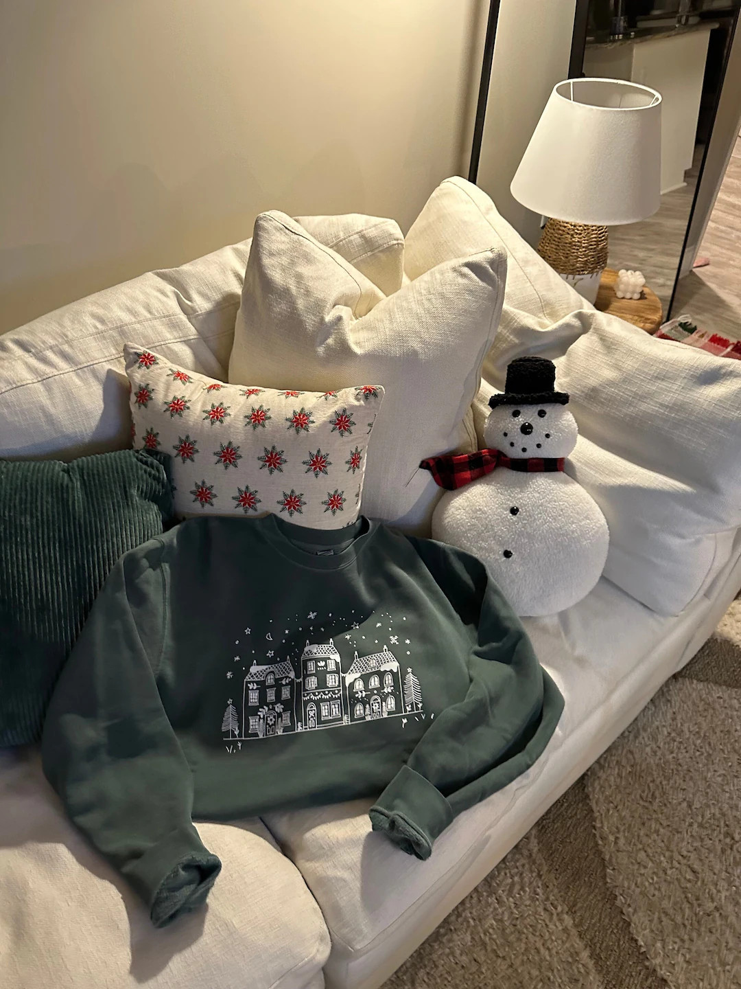 Cozy Christmas Town Sweatshirt - Etsy | Etsy (US)