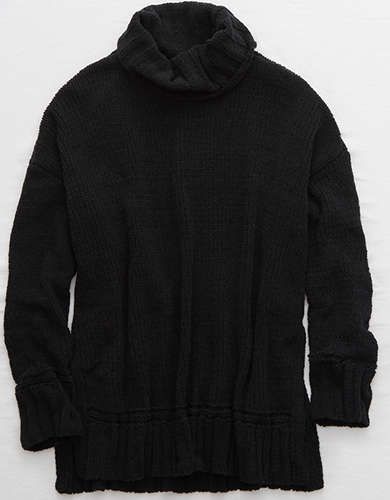 Aerie Oversized Chenille Turtleneck | American Eagle Outfitters (US & CA)