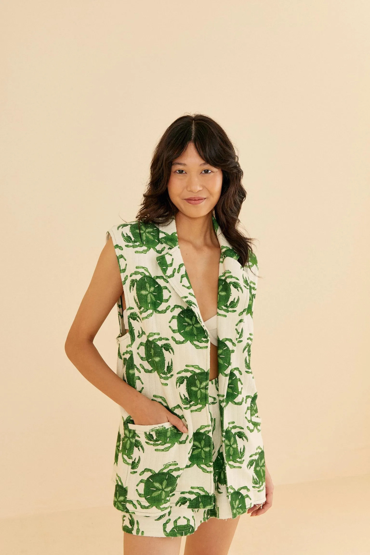 Colete Estampado Manguezal | Farm Rio (BR)