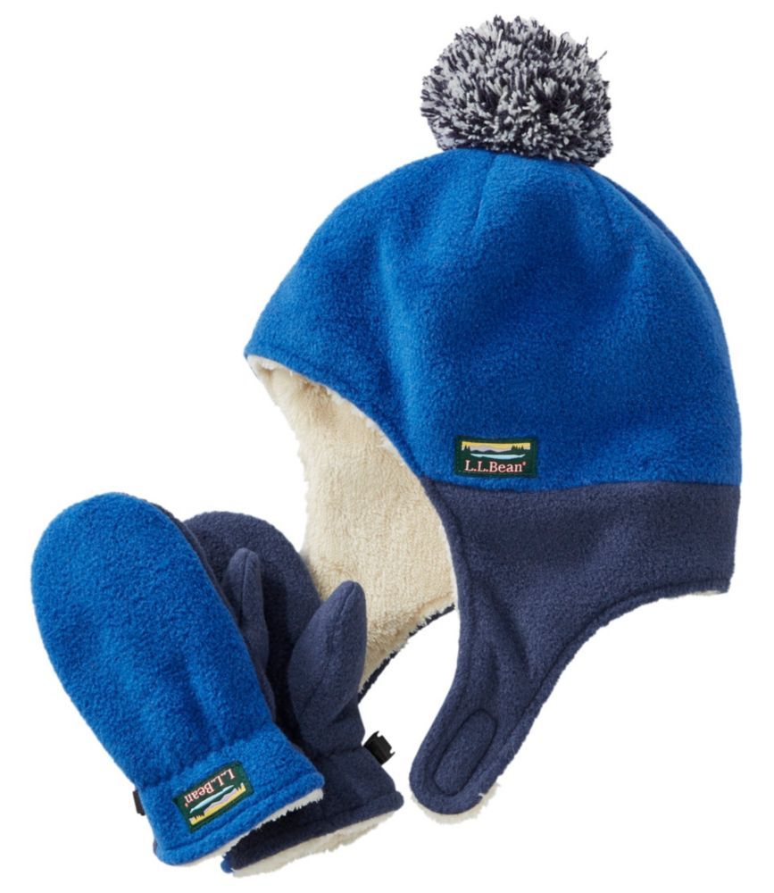 Infants' and Toddlers' Mountain Classic Fleece Hat and Mitten Set | L.L. Bean