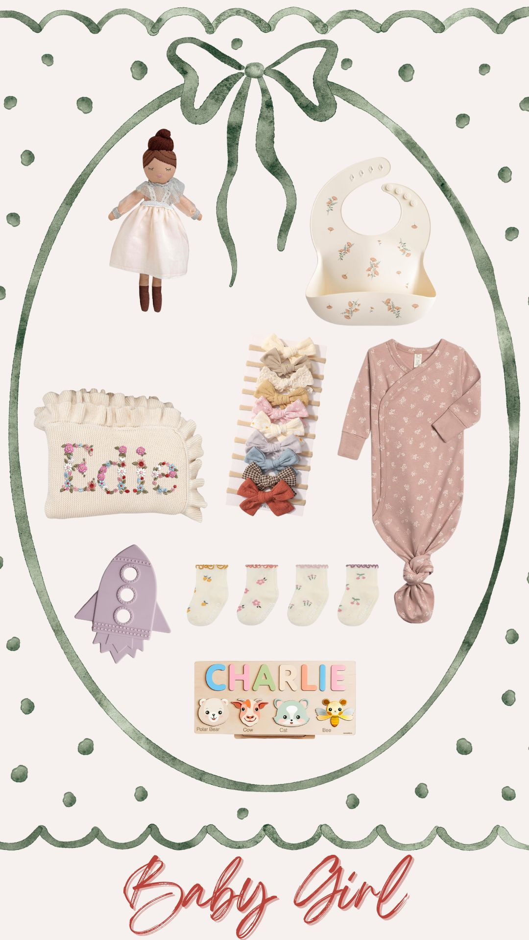 Baby girl gift guide. Expecting mama. Christmas gifting. Newborn. Custom gifts. Blanket. Amazon finds. Girl mom. Baby shower gift idea.  

 #LTKGiftGuide #LTKBaby #LTKBump