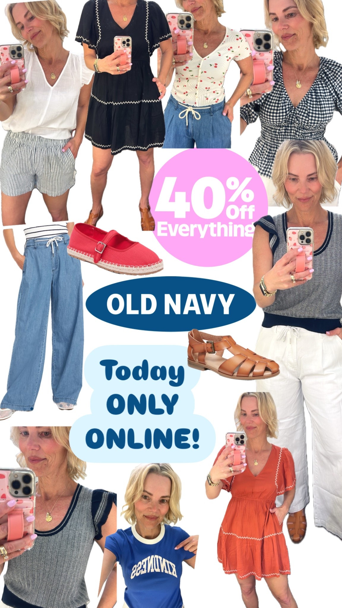 Today 3/29. Everything is 40% off. ONLINE only. 
CUTE outfits! 


#LTKStyleTip #LTKSaleAlert #LTKFindsUnder50