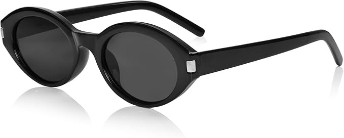 Sunglasses for Women Trendy 90s Round Vintage Sun Glasses UV400 Protection | Amazon (US)