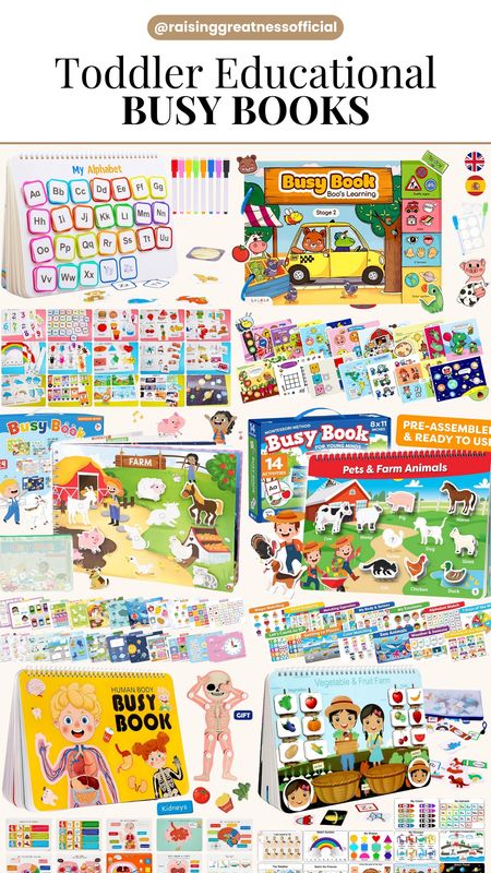 Enhance your toddler's learning experience with our selection of educational busy books! Packed with interactive activities and engaging content, these books are designed to stimulate your child's curiosity and creativity while developing essential skills. Explore now and make learning fun for your little one! 📚👶 #ToddlerEducation #BusyBooks #LearningThroughPlay

#LTKbaby