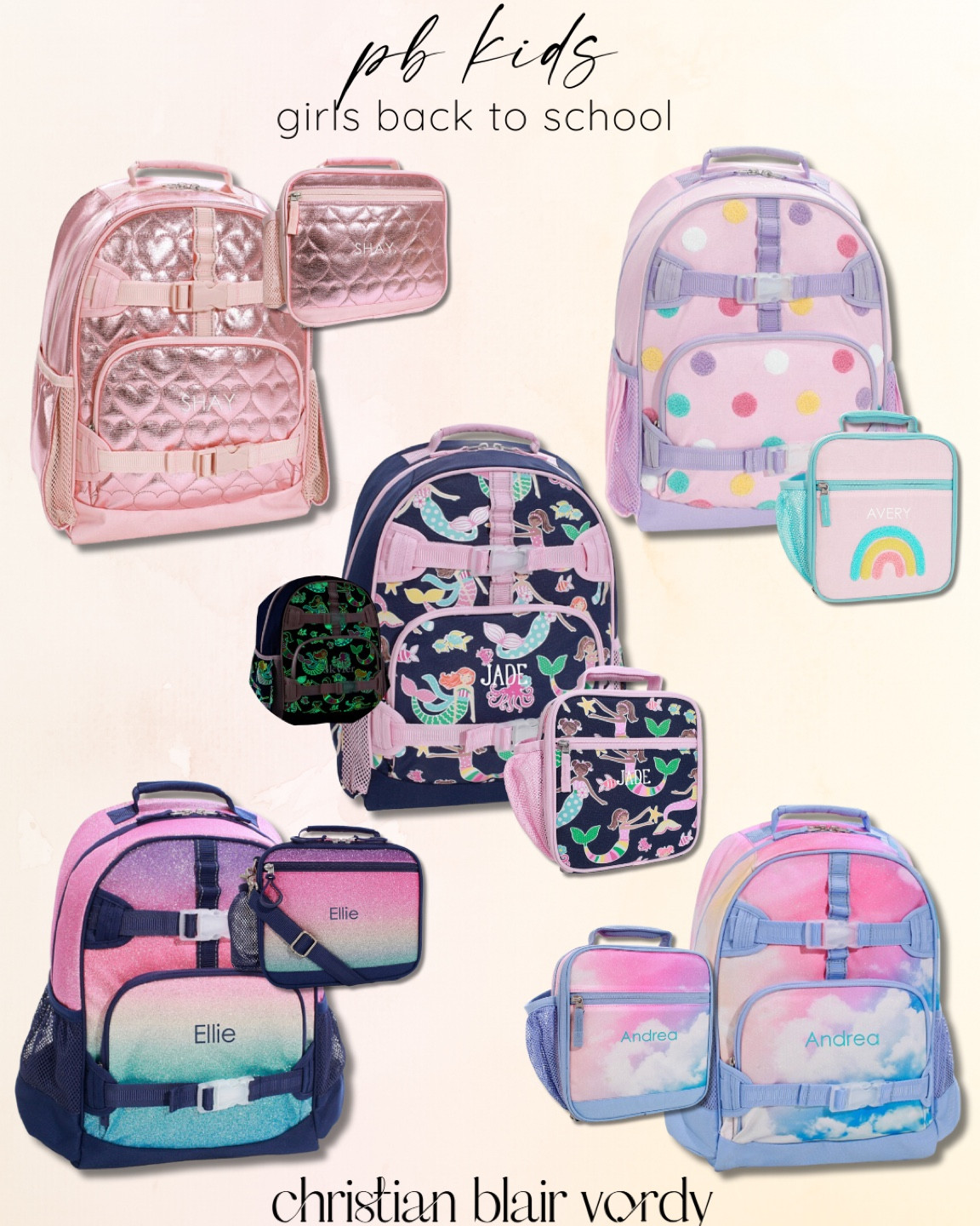 PB kids: back to school, lunchboxes, backpack, sets 

#christianblairvordy 

#pbkids #potterybarn #pb #backtoschool #backpacks #lunchbox #matching #girls 

#LTKkids #LTKBacktoSchool #LTKFind