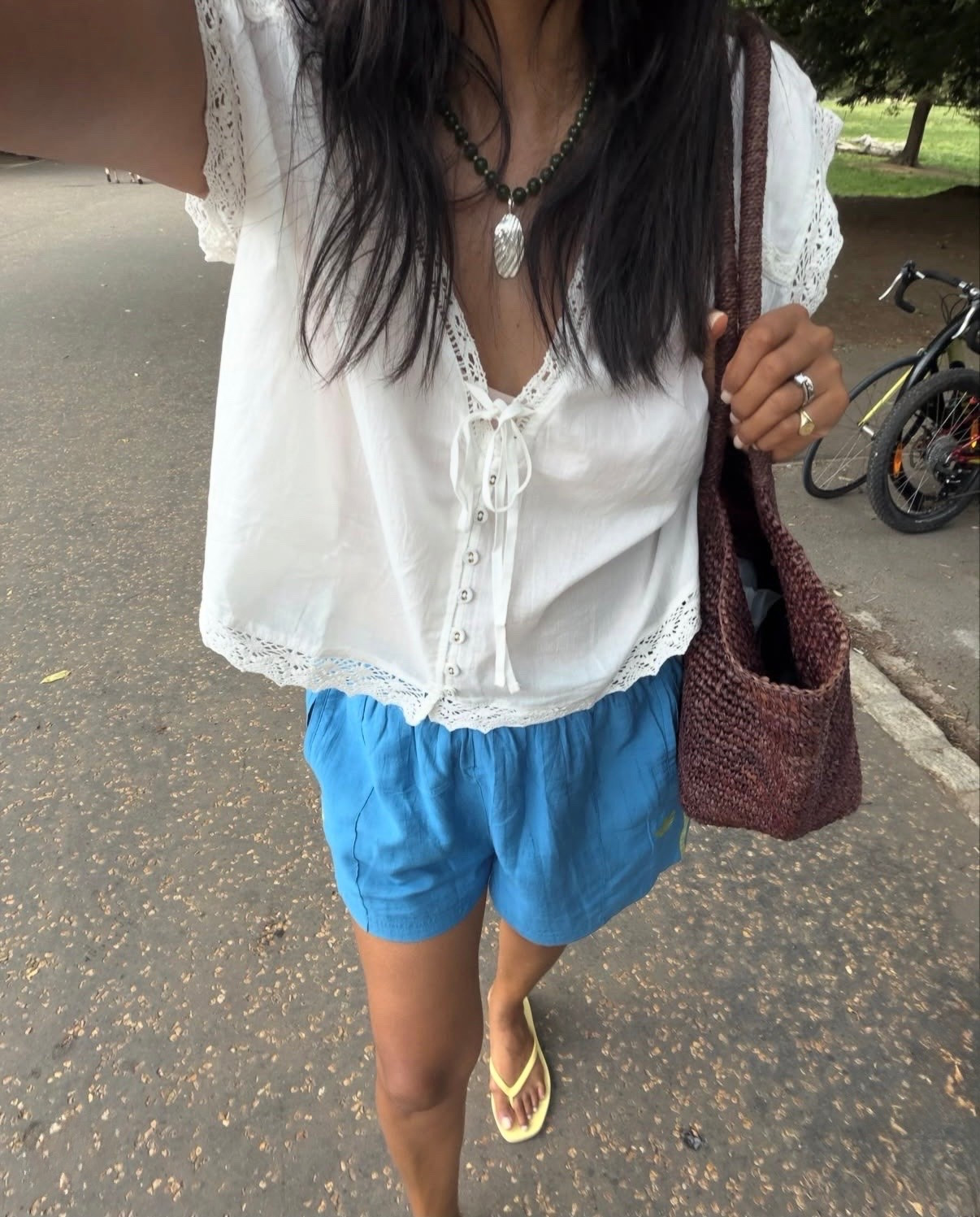 White Top + Adidas Shorts + FlipFlops

#LTKsummer #LTKuk #LTKeurope