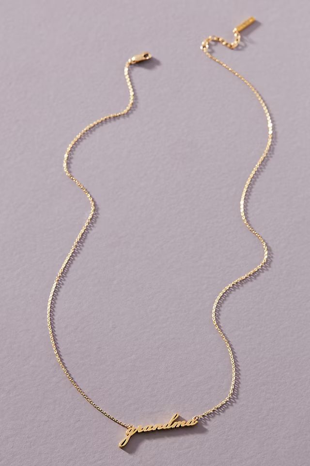 Thatch Family Monogram Necklace | Anthropologie (US)