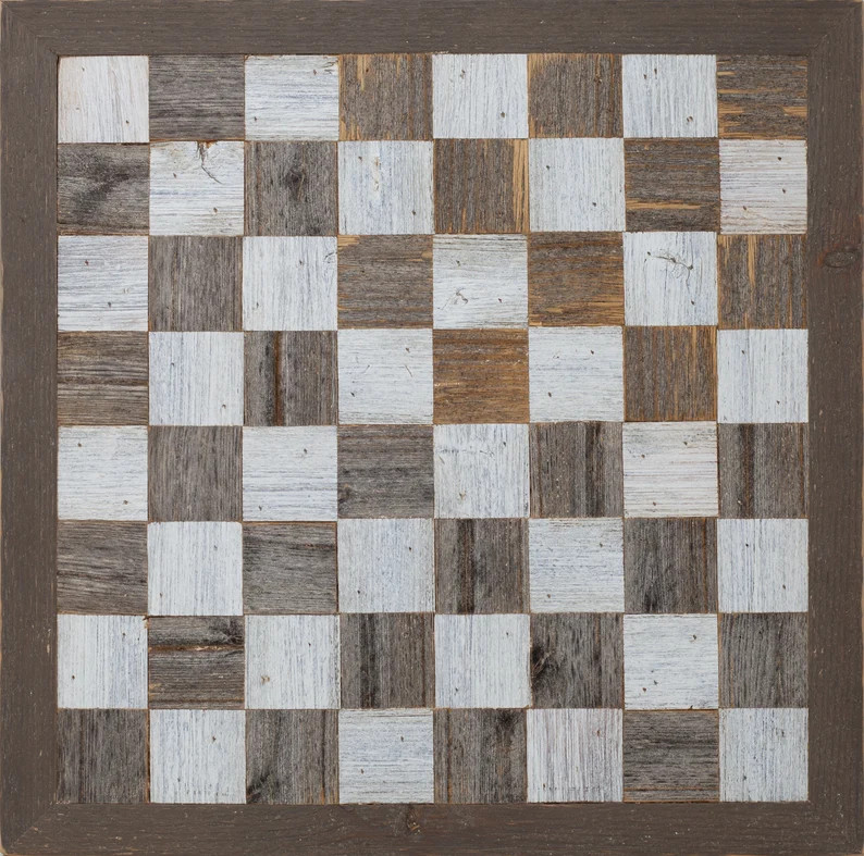Barnwood Checker Board - Etsy | Etsy (US)