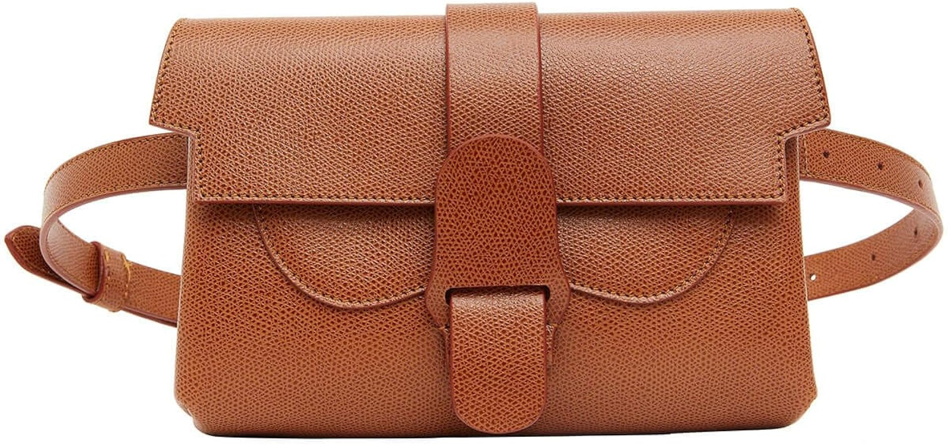 Senreve Aria Belt Bag, 100% Genuine Italian Leather Women's Handbag, Crossbody, Shoulder Bag, Sli... | Amazon (US)