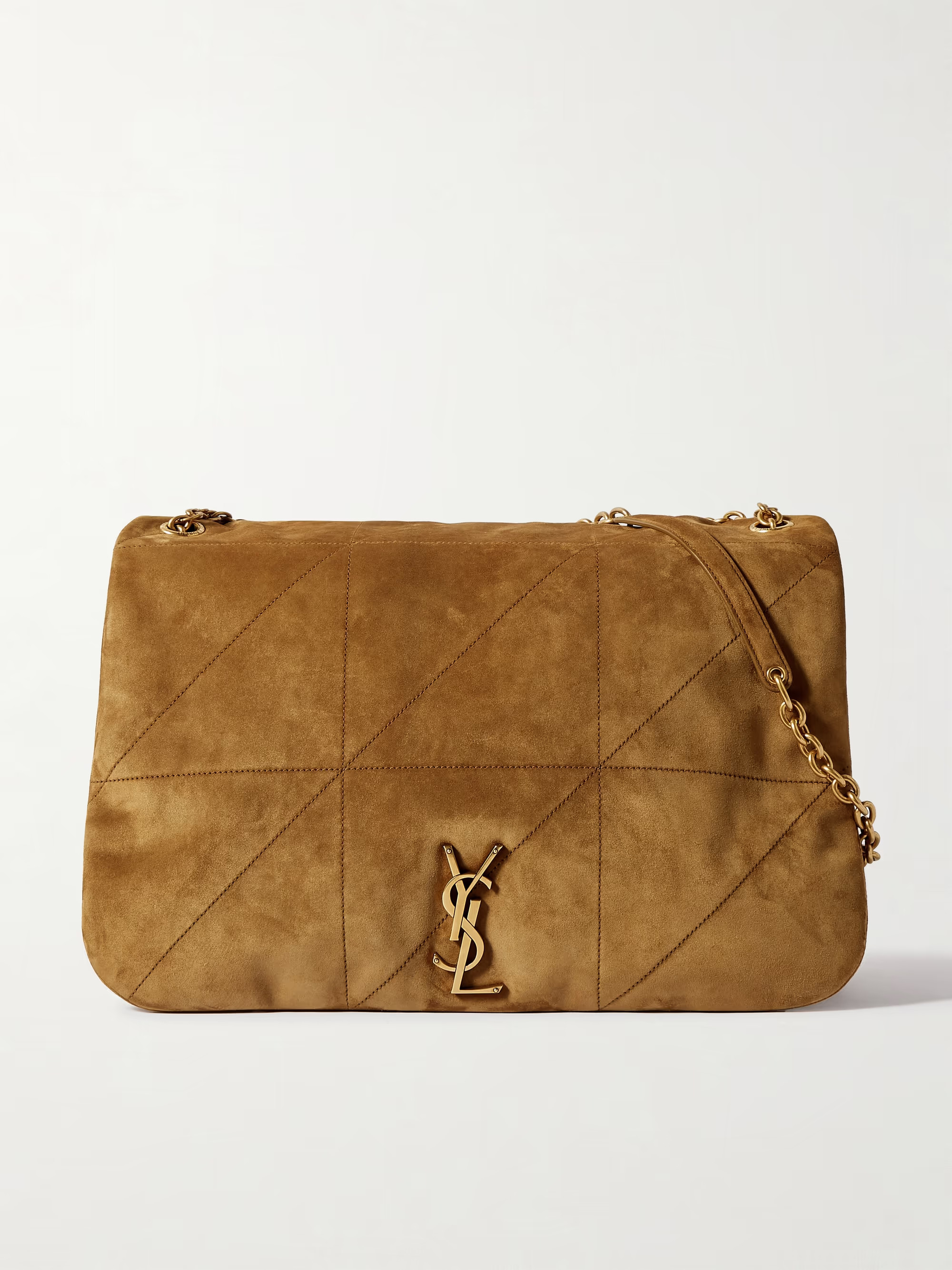 Jamie 4.3 quilted suede shoulder bag | NET-A-PORTER (US)