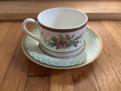 Fitz and Floyd Winter Holiday Cup & Saucer Set NEW 8 Available Christmas Decor | eBay US