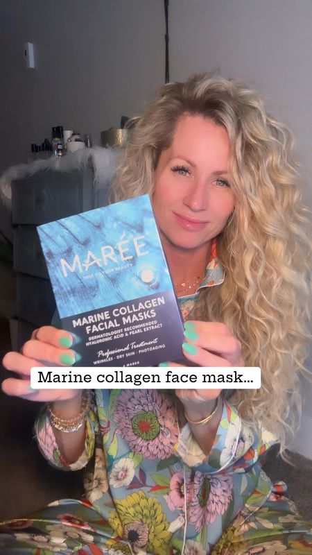 These marine collagen masks leave your skin feeling amazing! ON SALE! #meetmaree #amazon 

#LTKhome #LTKbeauty #LTKover40