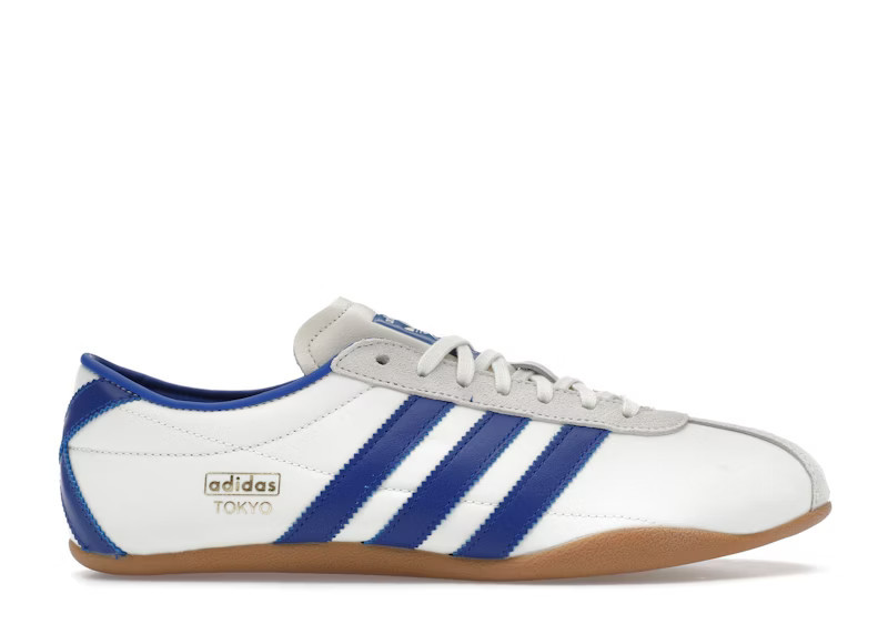 Adidas Tokyo (Women's) Sneakers in Off White/Royal Blue/Gold Metallic | StockX