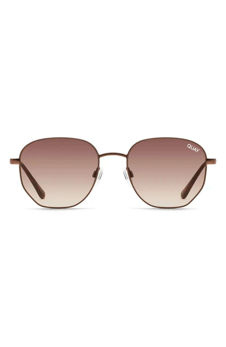 Big Time 48mm Gradient Round Sunglasses | Nordstrom