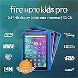 Introducing Fire HD 10 Kids Pro tablet, 10.1", 1080p Full HD, ages 6–12, 32 GB, Black | Amazon (US)