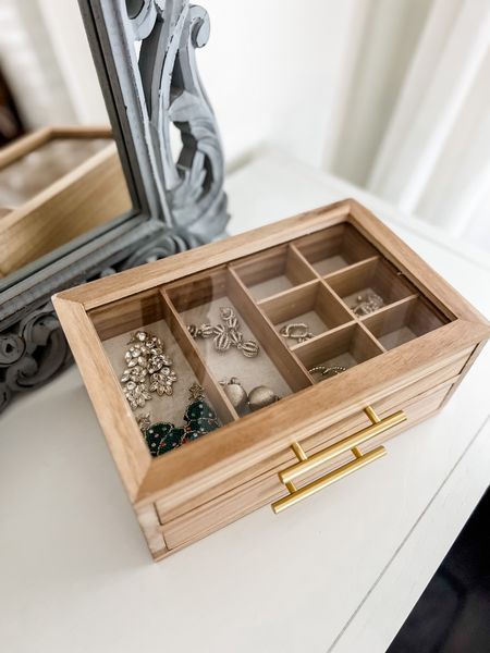 This Target jewelry box is such a great gift idea! #loverlygrey

#LTKunder50 #LTKHoliday #LTKGiftGuide
