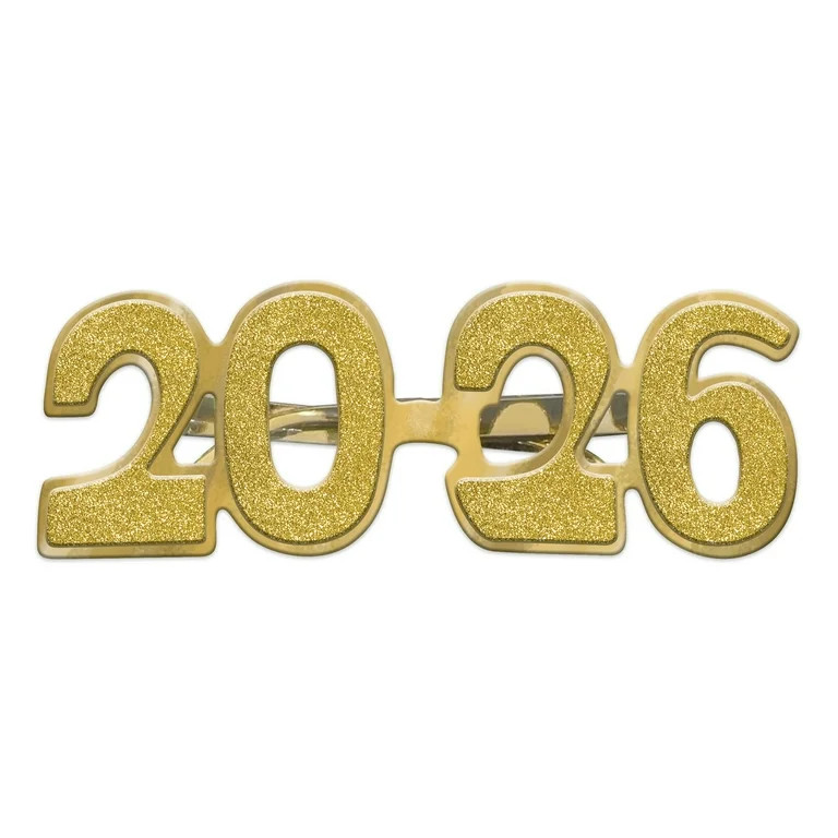 Beistle New Year's Eve 2026 Plastic Glasses Party Favor | Walmart (US)