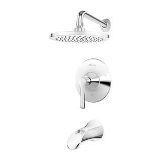 Pfister Rhen 1-Handle Tub and Shower Trim Kit in Polished Chrome (Valve Not Included) LG89-8RHC | The Home Depot