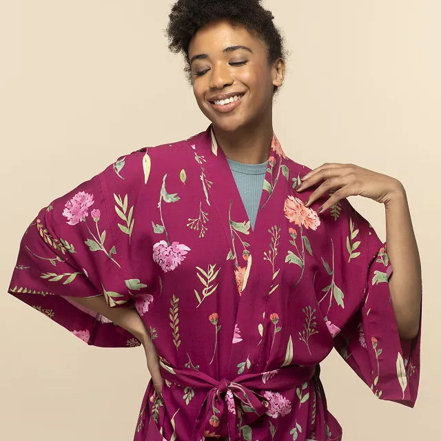 Birth Month Flower Robe | UncommonGoods