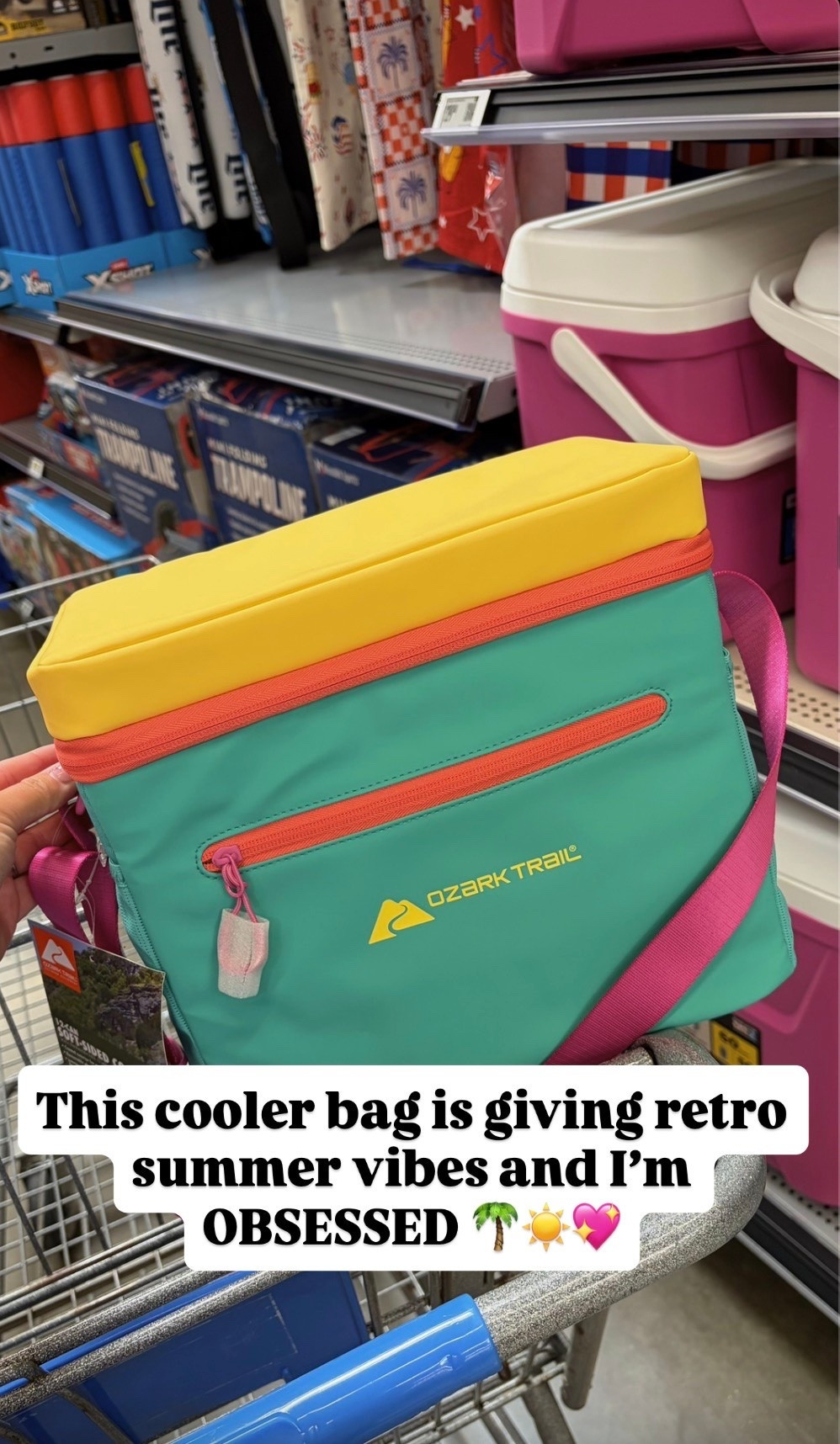 This cooler bag is giving retro summer vibes and I’m OBSESSED 🌴☀️💖

#LTKSaleAlert #LTKSeasonal #LTKvlog