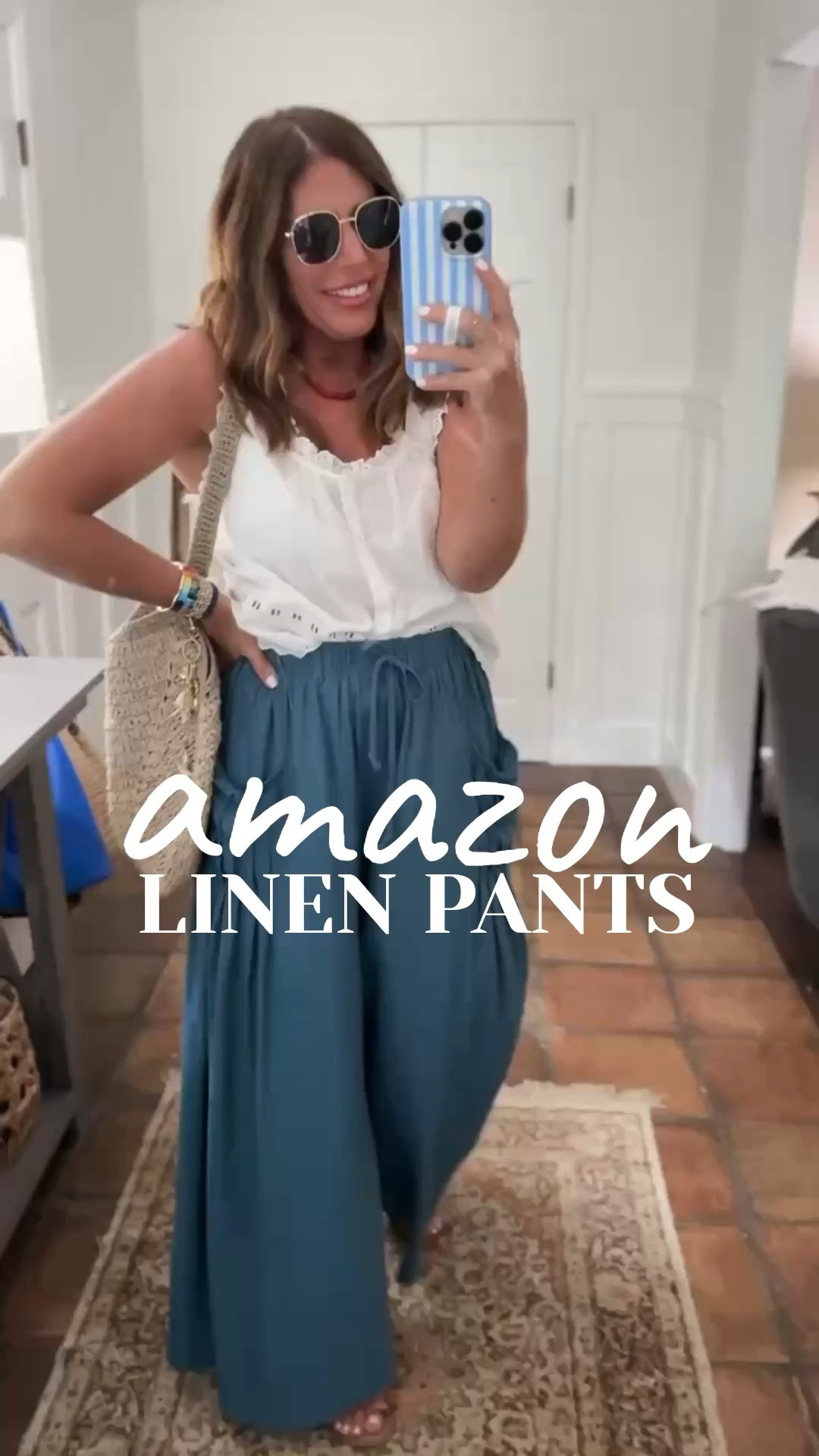 Amazon linen pants / 🚨on sale as low as $28.99🚨

The cutest linen blend pants from Amazon! They have an oversized wide leg and barrel leg fit, and they are so extremely comfy! They come in several colors and they are true to size. I am wearing a medium.

Wear them to work, on vacation and more!

#LTKSaleAlert #LTKgrwm #LTKMidsize