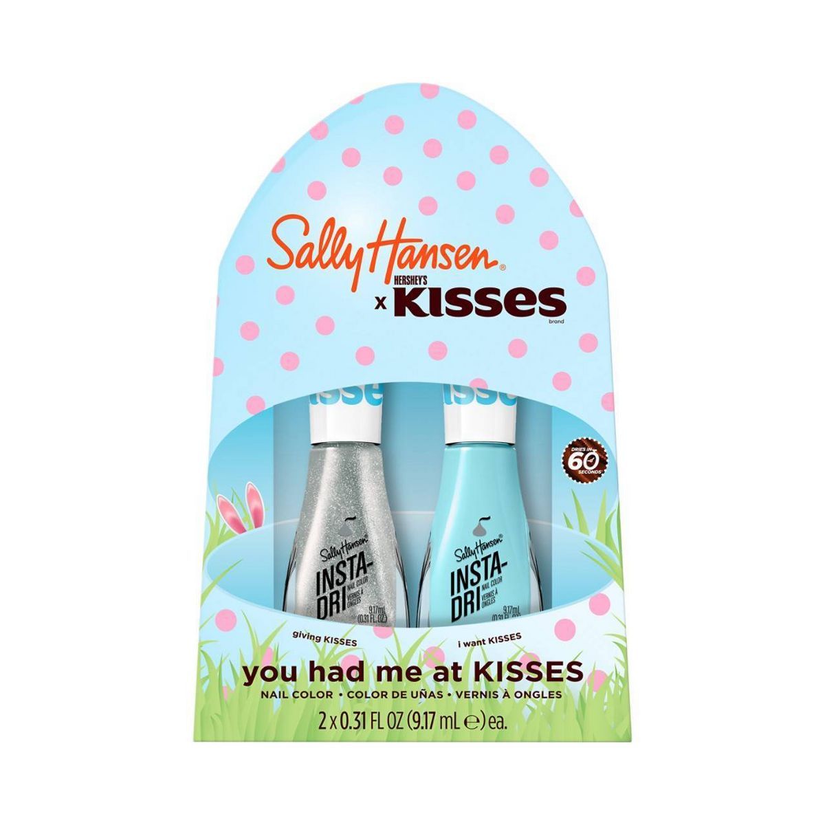 Sally Hansen Insta-Dri x Hershey's Kisses Nail Polish Duo Pack - You Had Me at Kisses​ - 0.3 fl... | Target