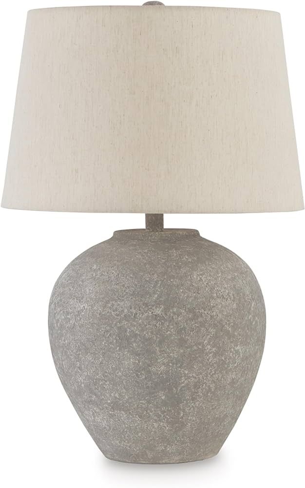 Signature Design by Ashley Dreward Casual 25 Inch Paper Table Lamp, Smoky Brown Finish | Amazon (US)