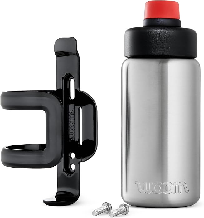 woom Glug Stainless Steel Bottle, Bicycle Compatible Water Bottle with Side-Load Mounting Cage fo... | Amazon (US)