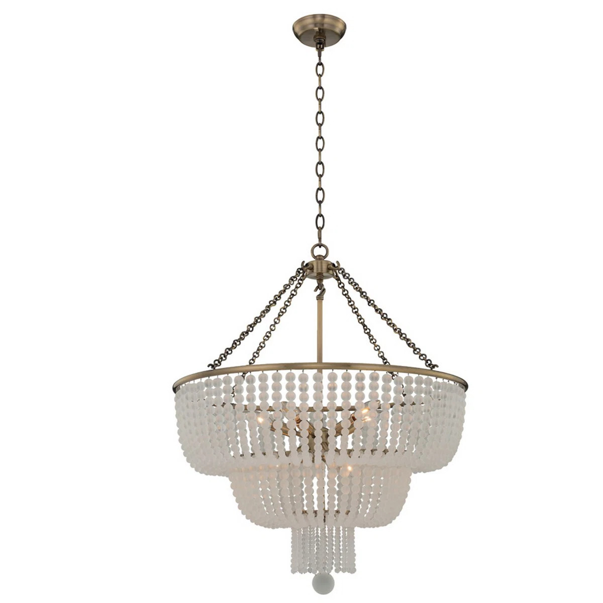 Esperanza 1 LT Brushed Champagne Gold Chandelier Kalco | Wayfair North America