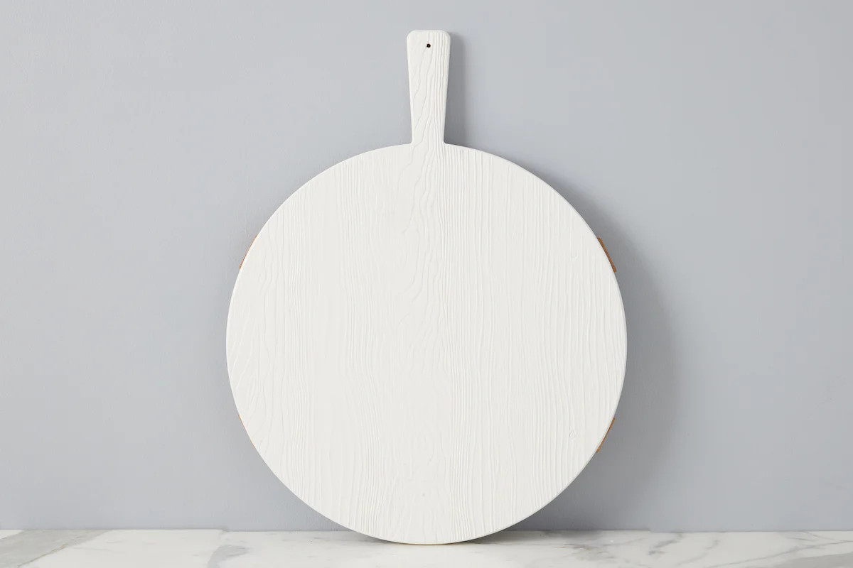 White Round Elevated Charcuterie Board, Medium | etúHOME