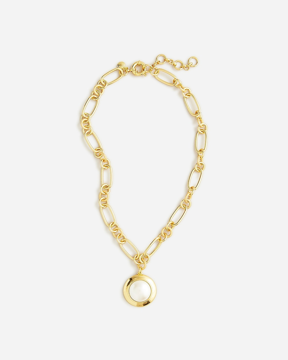 Domed pearl pendant necklace | J. Crew US