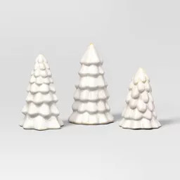 3ct Christmas Ceramic White Tree Set - Wondershop™ | Target