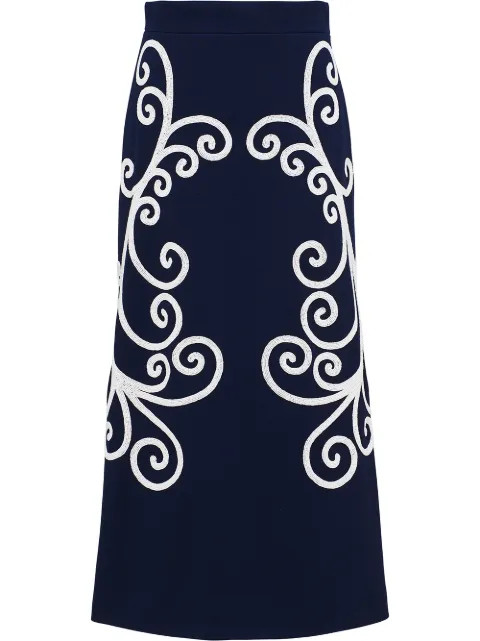 Saia Punto Stoffa de tricô | FarFetch BR