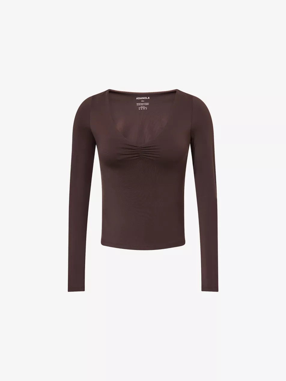 Ultimate Ruched-Front Training Top | Selfridges