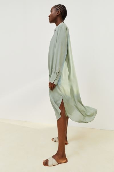 Lyocell-blend Shirt Dress | H&M (US + CA)