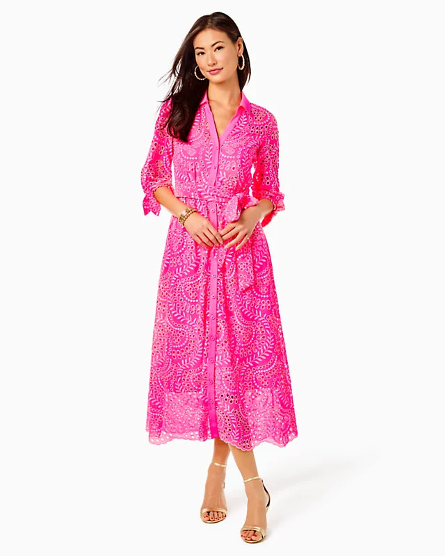 Amrita Midi Shirtdress | Lilly Pulitzer | Lilly Pulitzer