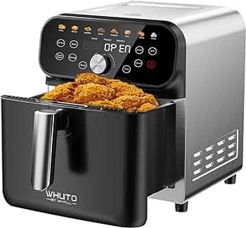 Air Fryer, 5.8QT Air Fryer Oven with LED Digital Touchscreen, 12 Preset Cooking Functions Air fry... | Amazon (US)