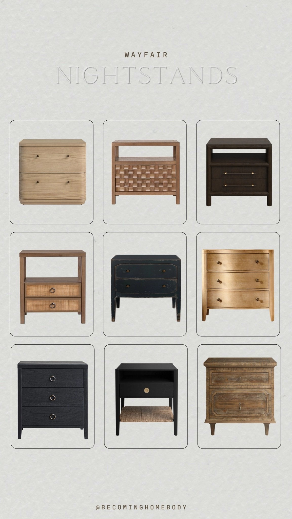 Wayfair nightstands! 🤍 I love these pretty neutral colors — especially for a modern home.

#LTKHome