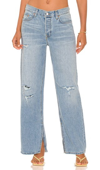 Liya Low Rise Boyfriend in Solana | Revolve Clothing (Global)