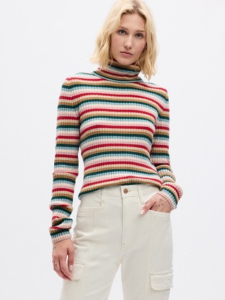 CashSoft Rib Turtleneck Sweater | Gap (US)