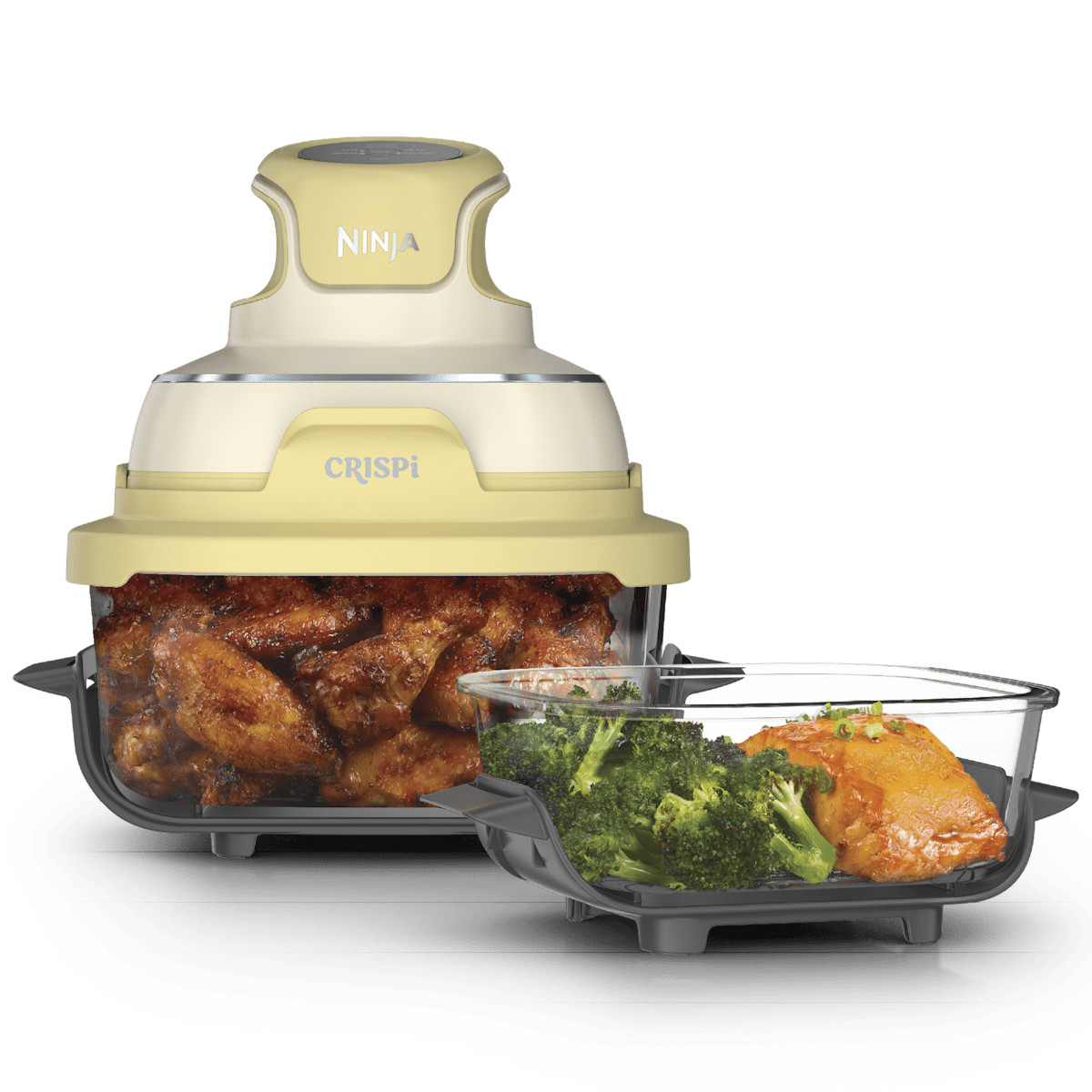 Ninja Crispi 4-in-1 Glass Air Fryer in Butter Yellow | FN101YL | SharkNinja | SharkNinja