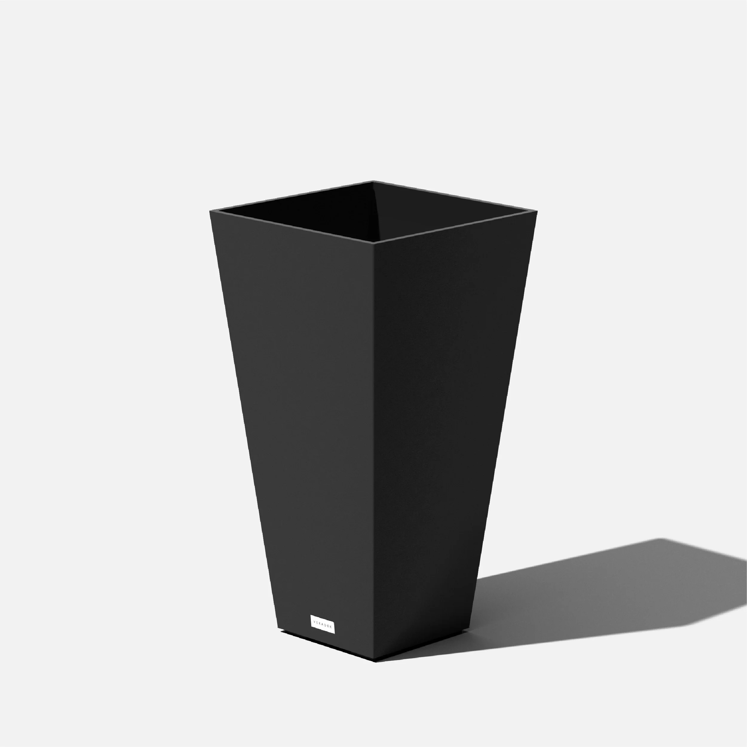 Veradek Midland Tall Square Planter, Black - Walmart.com | Walmart (US)