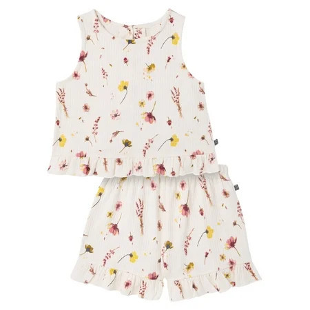 Modern Moments by Gerber Toddler Girl Tank Outfit Set, 2-Piece, Sizes 12 Months - 5T | Walmart (US)