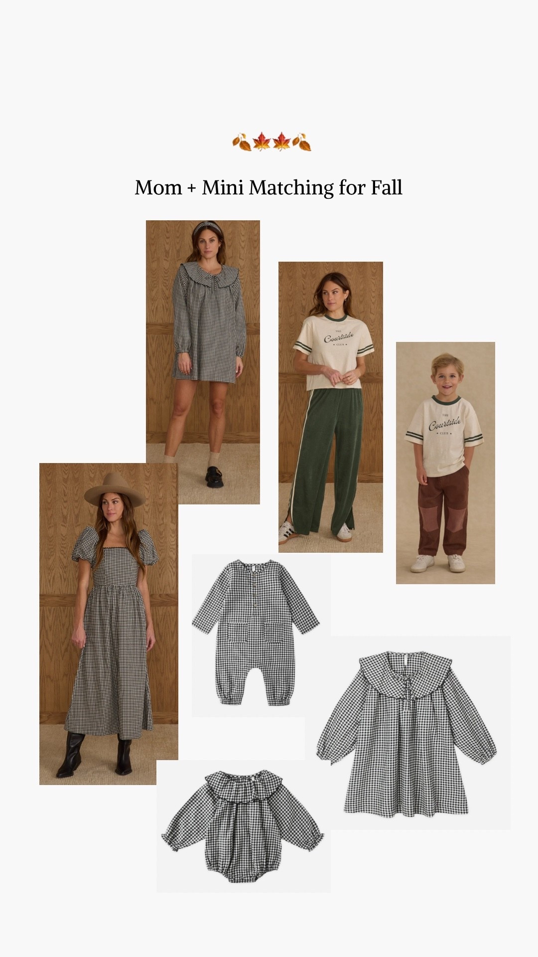 Mama + mini matching fall outfits! Loving gingham this season! 

#LTKSeasonal #LTKKids #LTKFamily