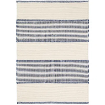 La Mirada Navy Handwoven Cotton Rug | Wayfair North America
