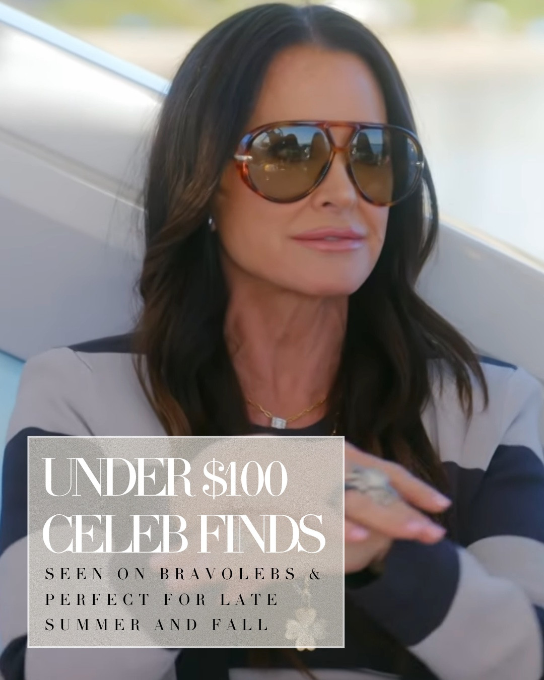 Under $100 Seen on Bravoleb Finds That Are Perfect for Late Summer and Fall ☀️🍁 Need a cover up for Labor Day weekend? A cute trench coat? A sweater for that first chill? We’ve got you!