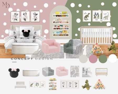 Toddler Shared Bedroom Concept Design 

#LTKhome #LTKstyletip #LTKkids