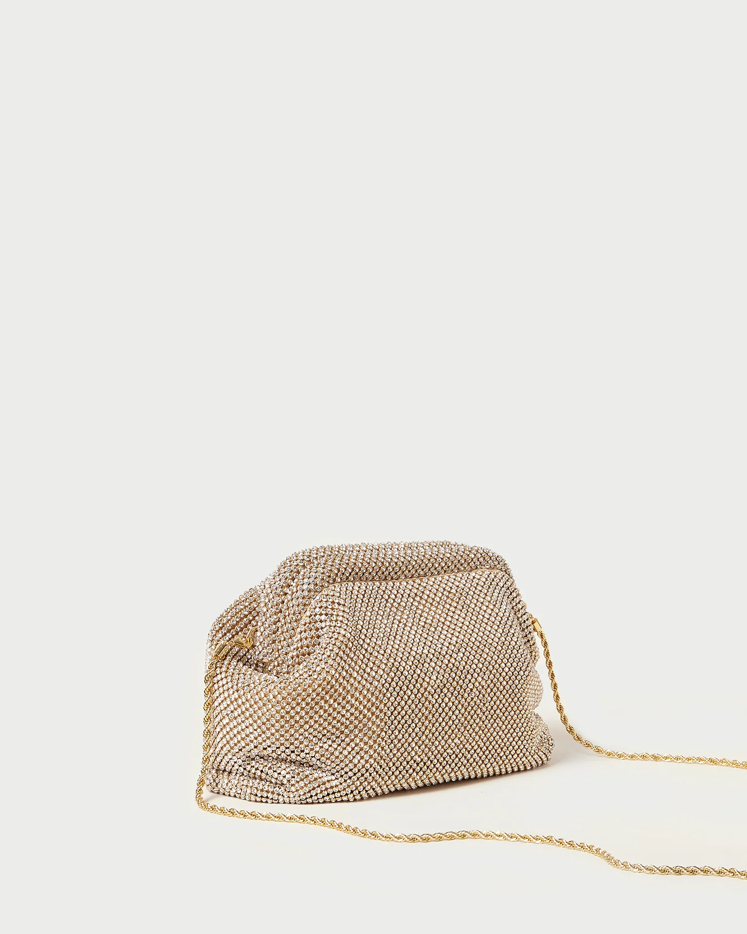 Doreen Gold Diamanté Frame Pouch | Loeffler Randall